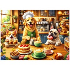 Dog Puzzle 500 Pieces for Adults Jigsaw Puzzle for Adults, Funny Dog Puzzle...