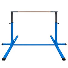 Adjustable Gymnastics Bar for Kids, Blue, Home Training Ages 3 