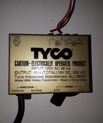 Boxed Tyco Train Power Pack 899BP - ungetestet