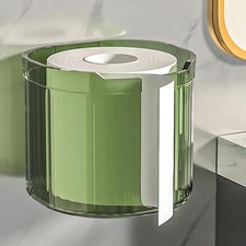 Toilet Paper Storage Wall Mounted Tissue Box Holder Self Adhesive Toilet Paper