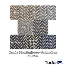 Aztec Herringbone Loop Carpet 5mm Pile with Felt Backing