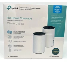 TP-Link Deco W7200 Tri-Band Wi-Fi 6 Mesh Router System 2-Pack, 5500 Sq Ft