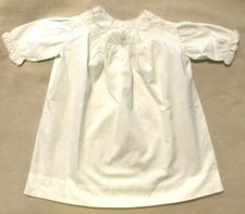 Antique Childrens 3/4 Sleeve Dress/Under Dress -White-Late 1920's - J611B 