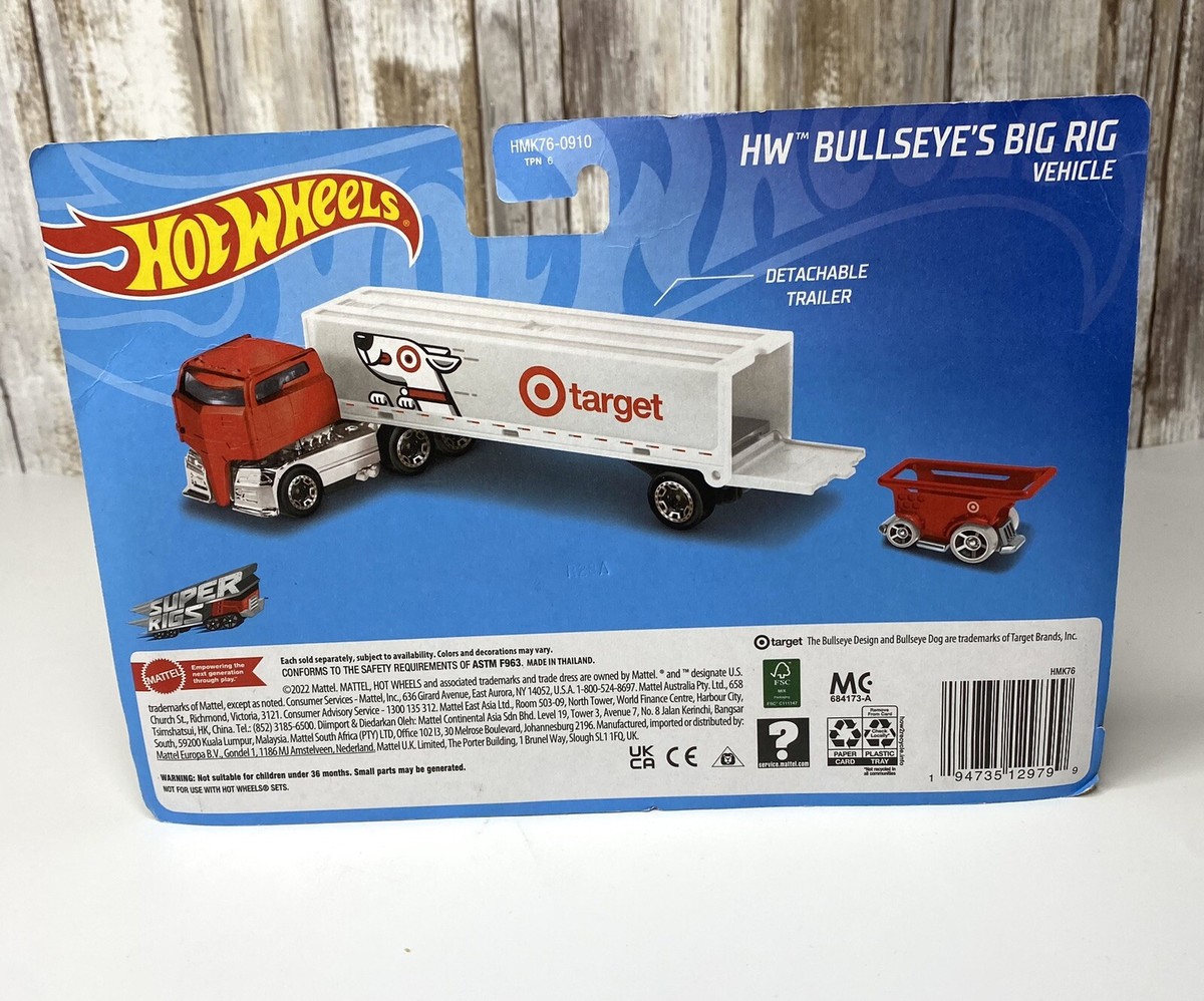 Target Exclusive Hot wheels SUPER RIGS Bullseye's HW Big Rig