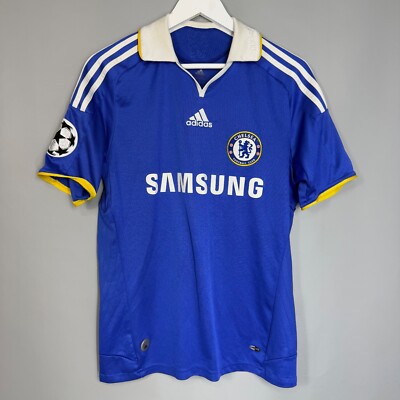 CHELSEA LONDON 2008 2009 HOME FOOTBALL SHIRT SOCCER JERSEY ADIDAS