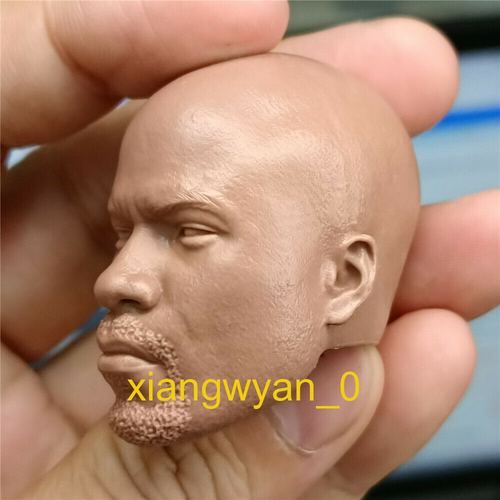1:6 Scale Head Sculpt Carved Model For 12" Male star Action Figure Body - Picture 3 of 6