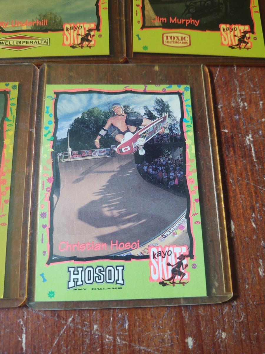 1991 KAYO SKATE SKATEBOARD PROTOTYPE CARD LOT CHRISTIAN 1991 KAYO SKATE SKATEBOARD PROTOTYPE CARD LOT CHRISTIAN