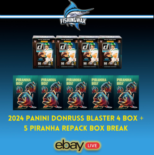 TENNESSEE TITANS 2024 Panini Donruss 4 Blaster + 5 Piranha Repack Break 3118