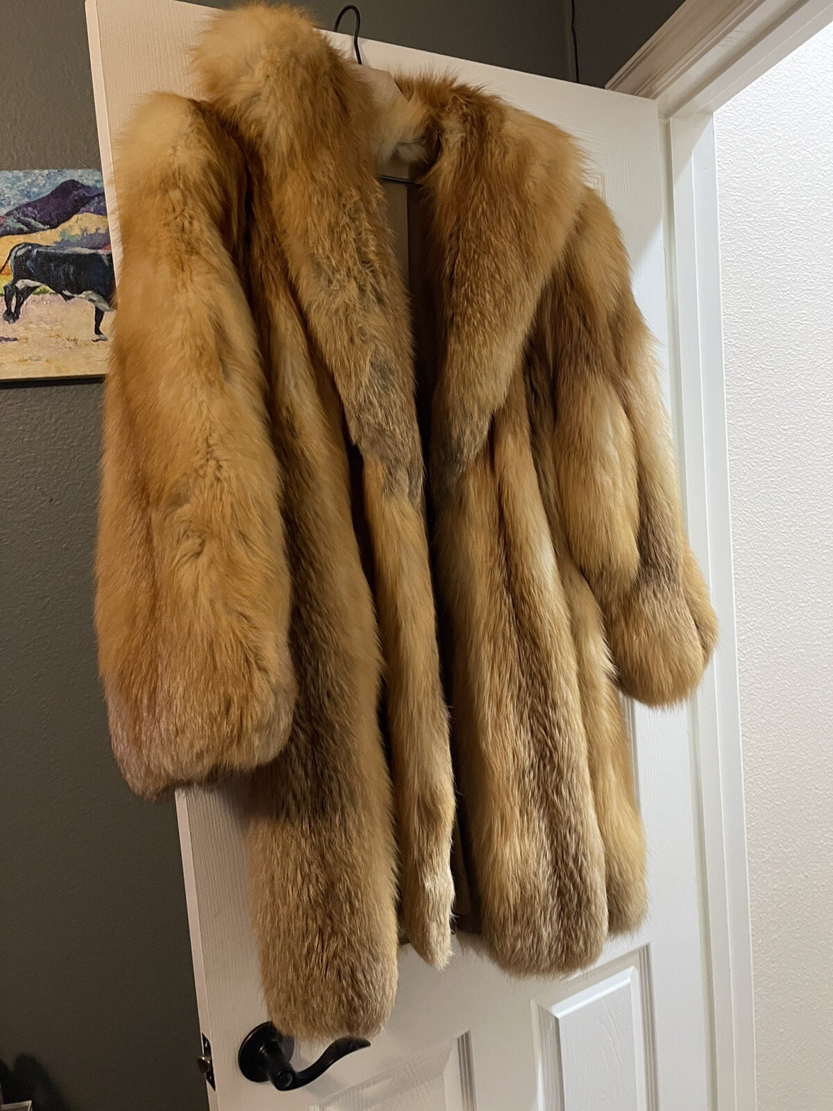 Luxurious Fur Coat Red Fox Fur Coat eBay