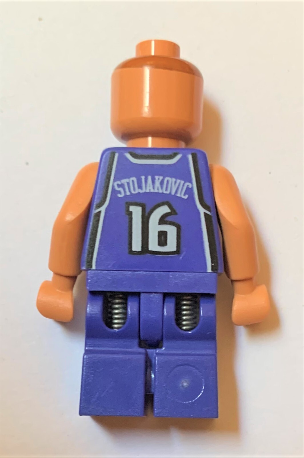 Lego Minifigure Basketball Player Pete Stojakovic 16 Sacramento Kings