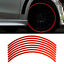 thumbnail 2  - 16Pcs Reflective Car Motorcycle Wheel Rim Stripe Sticker Decals Tape Accessories