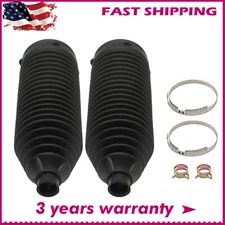 For Chevy GMC Cadillac Rack & Pinion Inner Tie Rod Steering Bellow Boot Pair