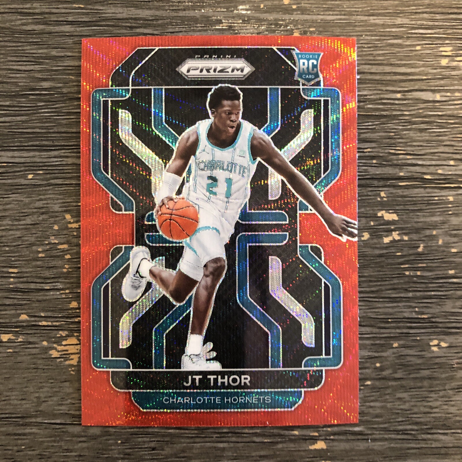 2021-22 Panini Prizm-JT Thor RC Ruby Wave Prizm #272