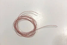 1 Meter - 36 AWG Gauge Solid Hook Up Wire - Red - Cut-to-Length