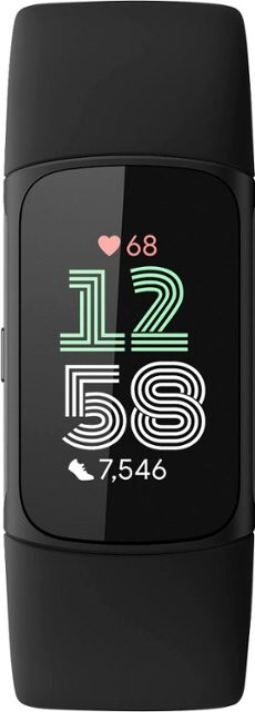 Fitbit Charge 6 Advanced Fitness & Health Tracker GA05183 Obsidian Black Grade B-image