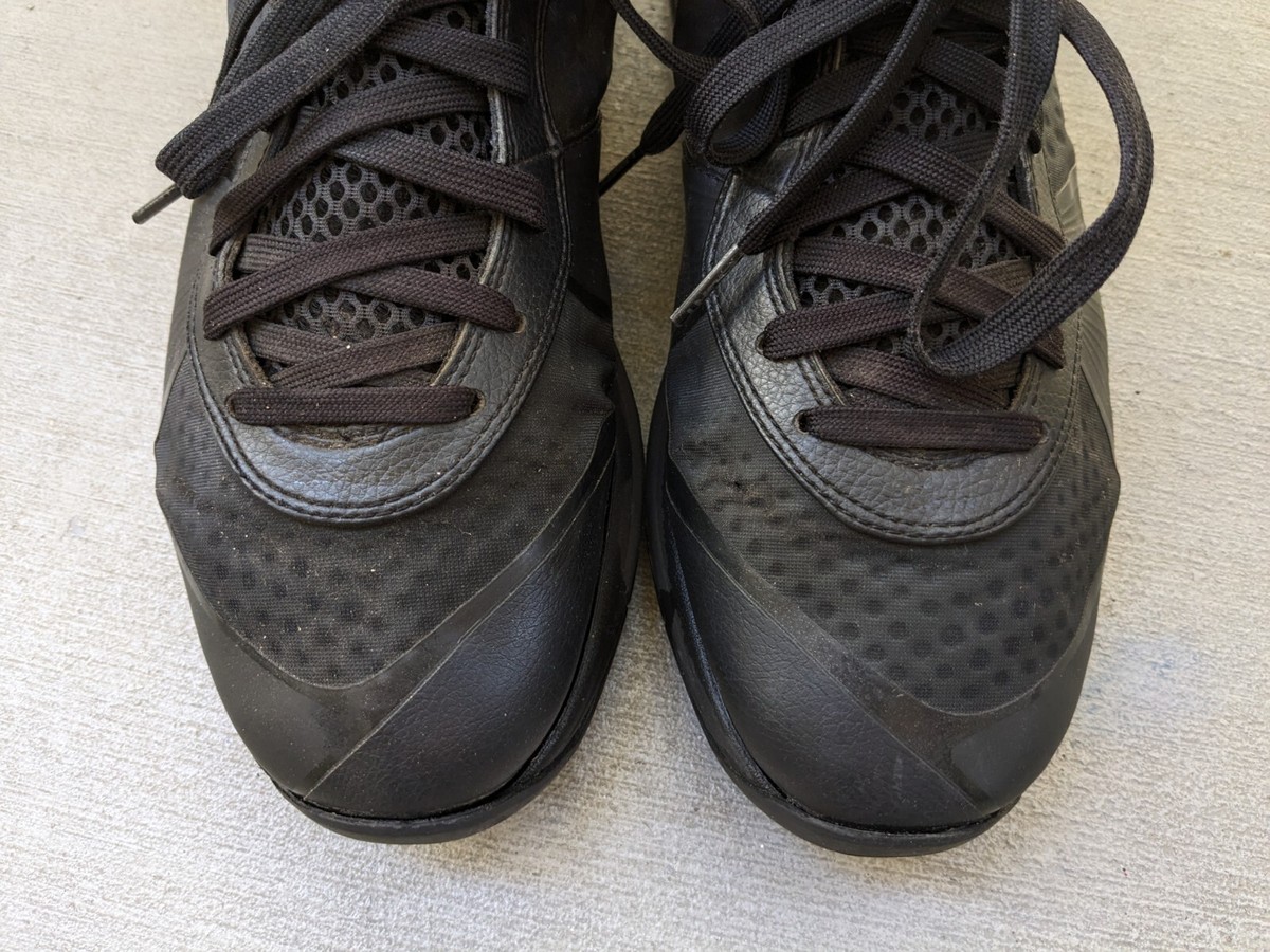 Nike Lebron 8 V/2 Low Triple Black Out Shoes Sneakers Men 12 