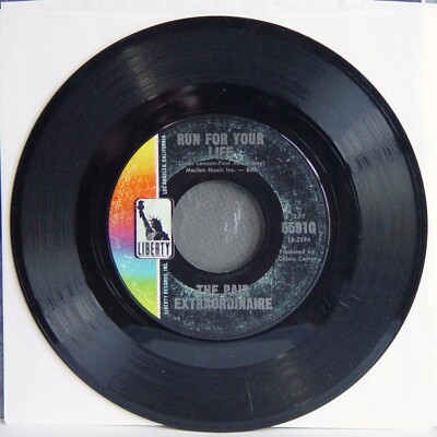 The Pair Extraordinaire 7'': Girl I Think I Love You Run For Your Life 66 Beatles
