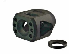 .308 Mini Tanker Linear Comp Muzzle Brake 5/8x24 TPI Free Crush Washer Aluminum