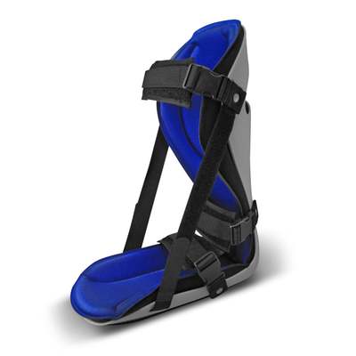 Verstellbare Fuß Rücken Nachtschiene weich, leicht bei Plantarfasziitis (schwarz)