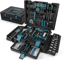 379-PCS Portable Complete Household and Auto Repair Tool Set with Storage Case