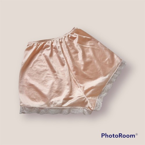Pantaloncini vintage anni '90 rosa pizzo raso potenti taglia small - Foto 2 di 7
