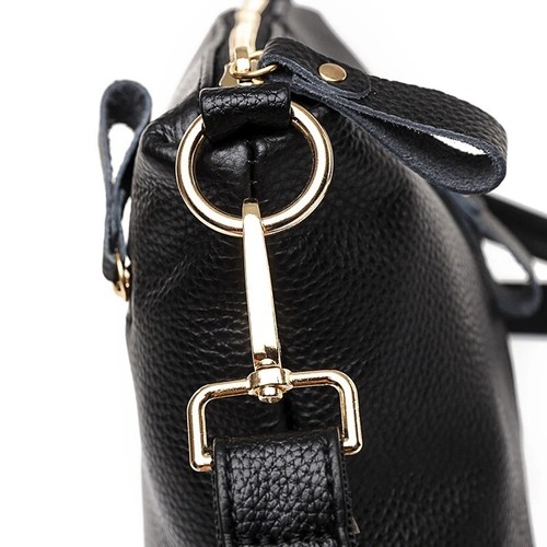 Damen Umhängetasche aus echtem Leder Umhängetasche Schultertasche große Kapazität Eimertasche - Bild 20 von 27