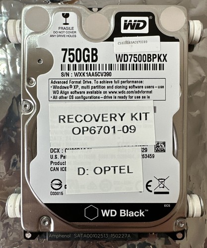 NEW- Optel Recovery Kit OP6701-09 WD3200LPCX + WD7500BPKX || FAST SHIPPED 🇺🇸 - Picture 4 of 9