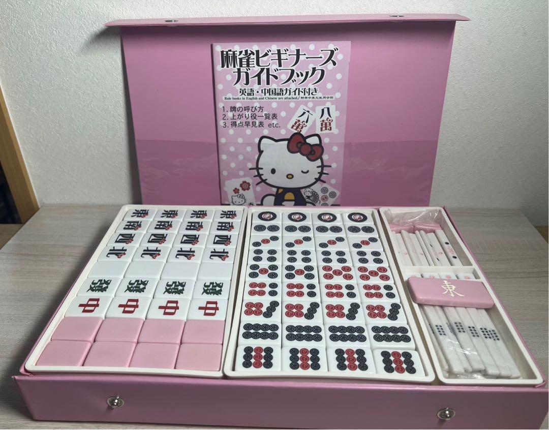 Sanrio Hello Kitty Mahjong Tiles Set Guide in English