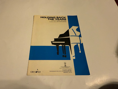 Holding Back The Years sheet music mick hucknall-neil moss-simply red