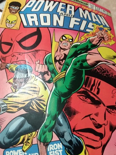 Power Man and Iron Fist #54, FN+ 7.5 1st Heroes For Hire High Grade nice - Picture 4 of 13