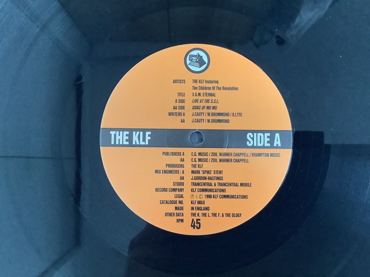 12” E.n.t., K.l.f. 3 A.m. Eternal DISC2T VINYL JAPAN UK
