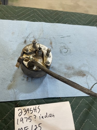 1975? Indian Motorcycle ME 125 Speedometer Odometer 239 - Picture 8 of 10