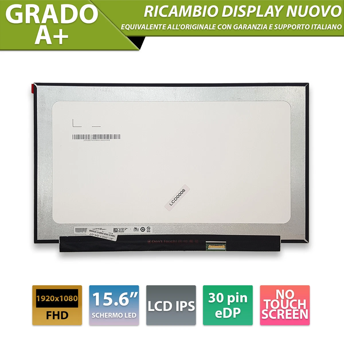 Écran LCD 15,6 Pouces FHD B156HTN03.6 - Dalle Neuve LED, Livraison Rapide 24h