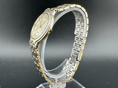 Seiko Dolce Unisex Two Tone Quartz Dress Watch 32mm 8N41-6100 New
