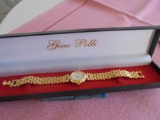Gold Gino Polli Ladies Dress Watch