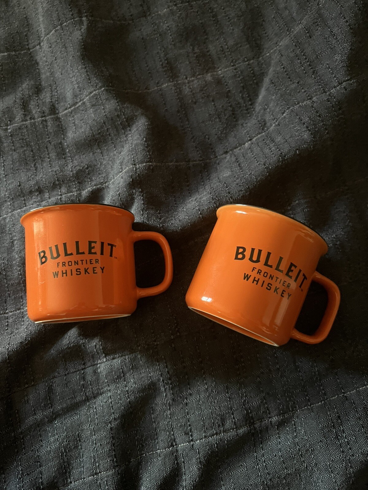 Set Of 2 Bulleit Bourbon Frontier Whiskey Campfire Mug Coffee Cup