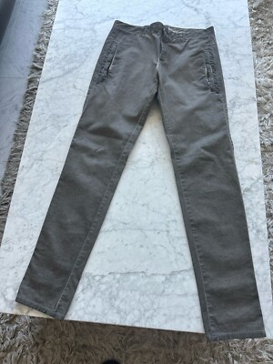 Ari Soho Men s Bone Gray Chino Pants Made In Italy 31x32 $445 Msrp