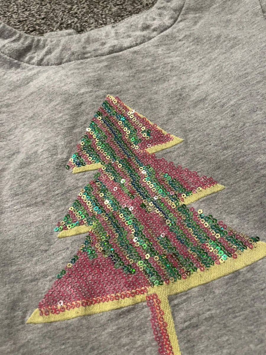 Girls sequin shop christmas jumper