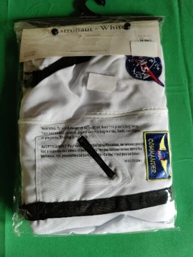 Underwraps Astronauta Blanco NASA Espacio Niño Niños Talla SM 4-6 Disfraz Halloween Foto 2 de 4