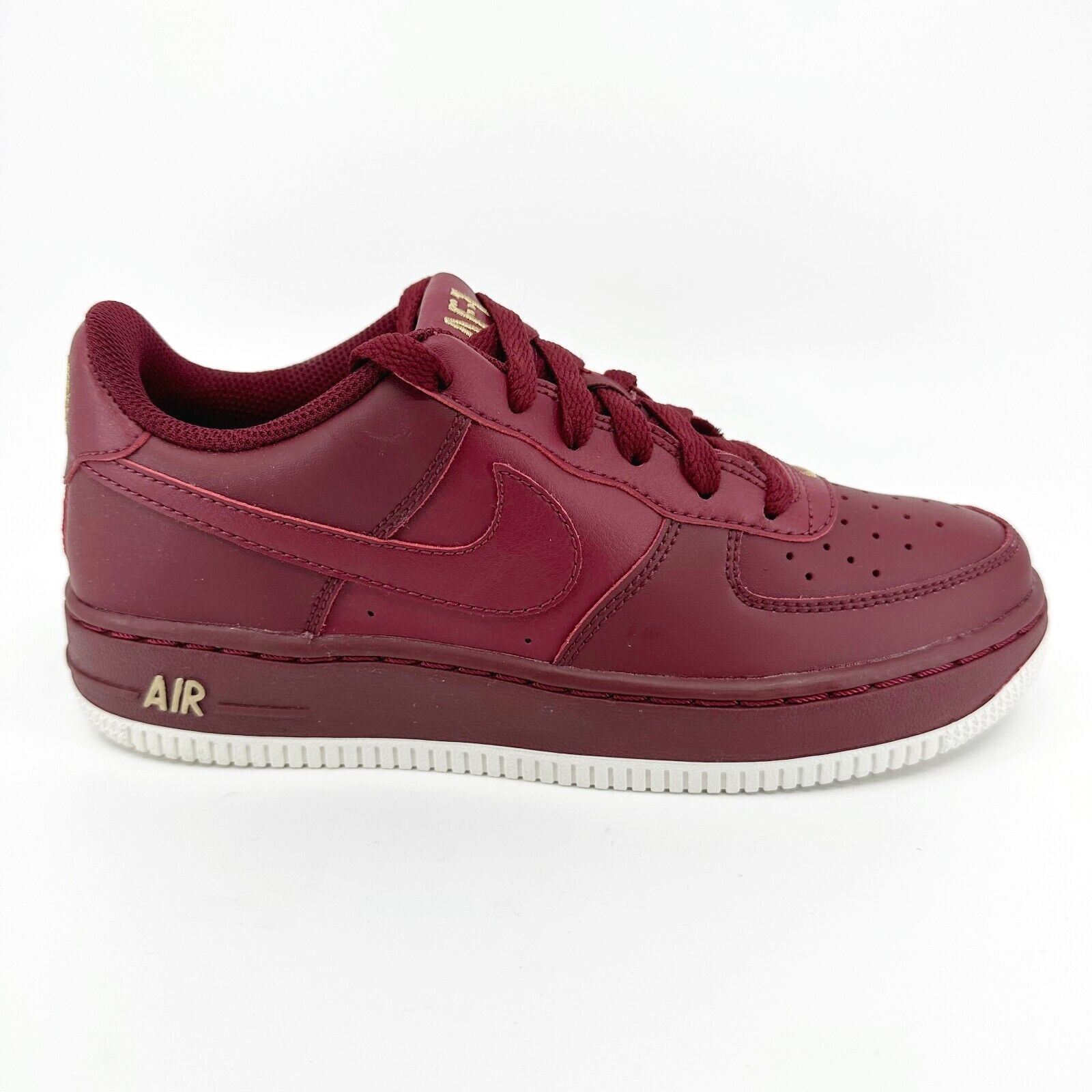 Кроссовки для детей начальной школы Nike AF1 (GS) Air Force 1 Team Красно-белые 314192 613