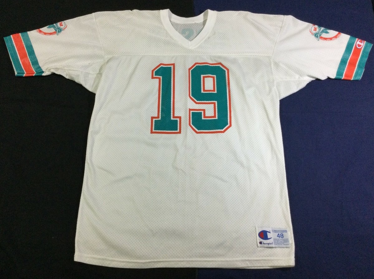 champion 弄っ Miami dolphins 80s フットボールシャツ xl champion 弄っ Miami dolphins 80s フットボールシャツ xl