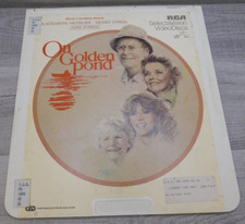 Vintage RCA Videodiscs ON GOLDEN POND HEPBURN FONDA SELECTAVISION Movie