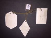 Nate Berkus Marble Wall Gems 3 Pc Geometric Shapes Nate Berkus Marble Wall Gems 3 Pc Geometric Shapes