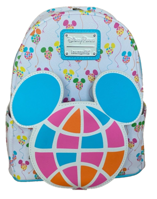 New Disney Parks Epcot Mickey Mouse Balloon Loungefly Mini  display picture 1