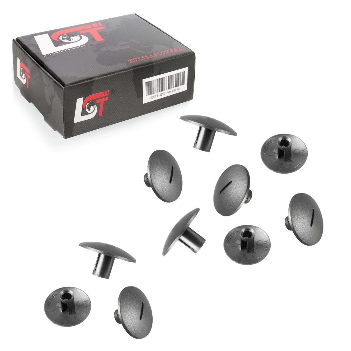 10x Cover plugs fastening floor clips for RENAULT Master II