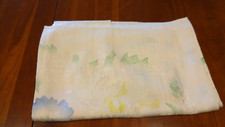 New tablecloth 48" x 62" with 6 matching napkins Colorful flowers