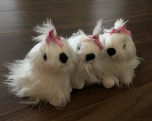 3 Beverly Hills Puppy Puppies Dog Maltese Shih Tzu Stuffed ...