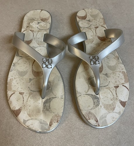 ebay coach flip flops