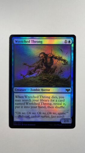MTG Innistrad Crimson Vow Wretched Throng Foil 091/277 Magic the Gathering