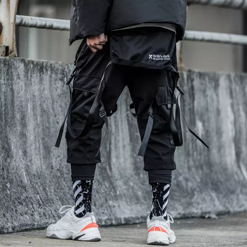 Cargo Pants Men Harajuku Track Trouser Hip Hop Streetwear Techwear Pants Joggers Cargo Pants Men Harajuku Track Trouser Hip Hop Streetwear Techwear Pants Joggers